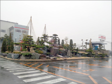 運輸業者様 庭園改修工事『松の雪吊り』