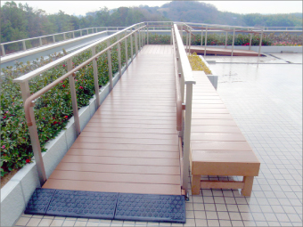 「パパット」施工が出来る屋上庭園