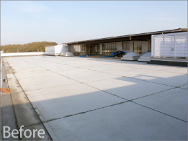 西知多リハビリテーション病院屋上庭園工事