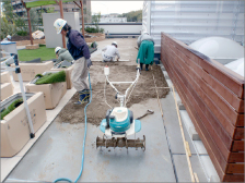 西知多リハビリテーション病院屋上庭園工事