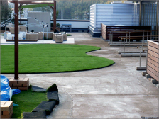 西知多リハビリテーション病院屋上庭園工事