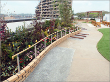 西知多リハビリテーション病院屋上庭園工事