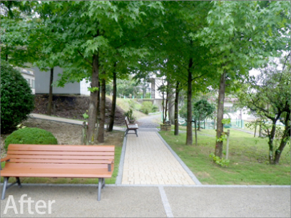 聖マリア女学院 散策路改修工事