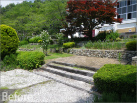 聖マリア女学院 散策路改修工事