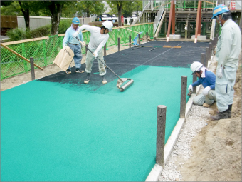 県営世界淡水魚園施設 遊具改修工事