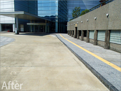 ぎふ清流文化プラザ 庭園改修工事