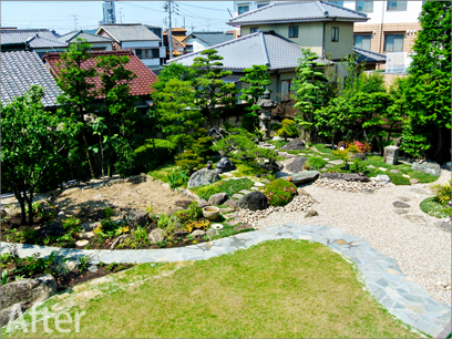 千種区 M様邸 庭園改修工事