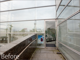 清流デッキ開通式 29年度庭園等改修工事