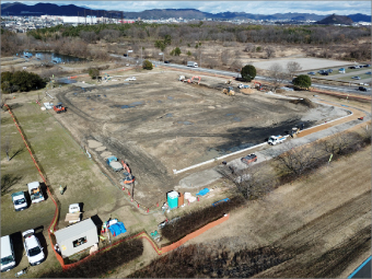 国営木曽三川公園内 河川環境楽園の駐車場整備工事