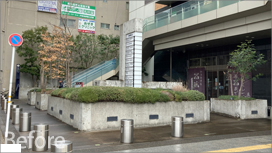 JR岐阜駅大岐阜ビル ポケットパークの改修工事